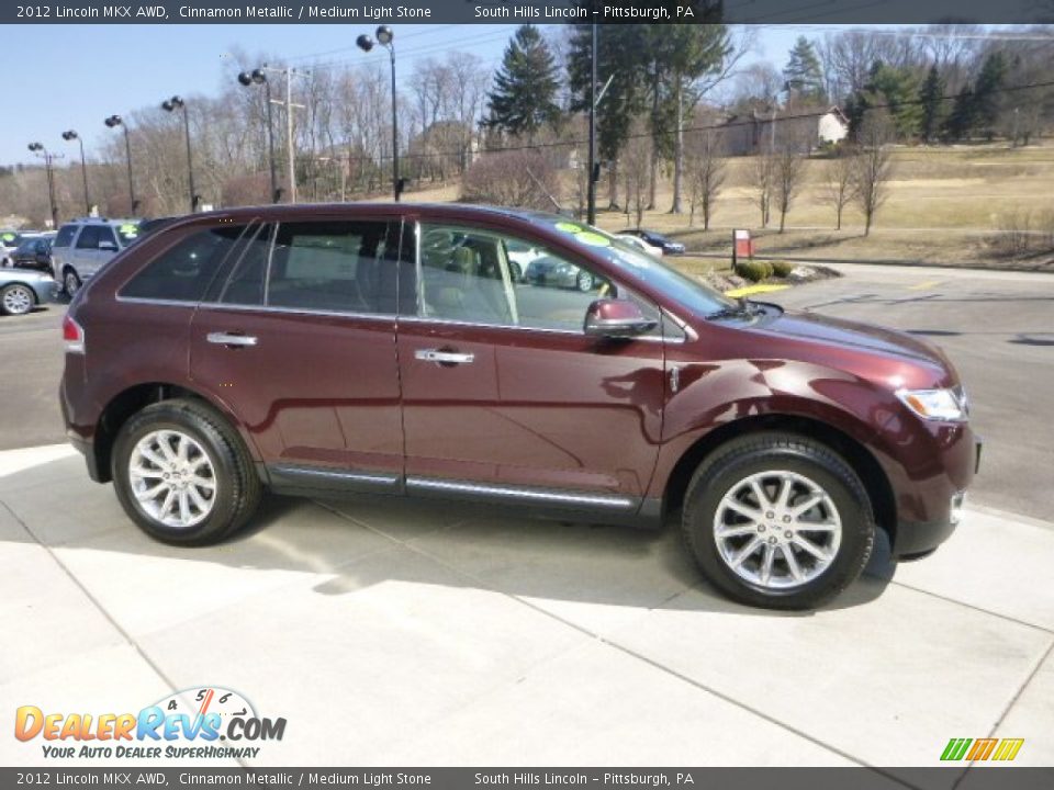 2012 Lincoln MKX AWD Cinnamon Metallic / Medium Light Stone Photo #6