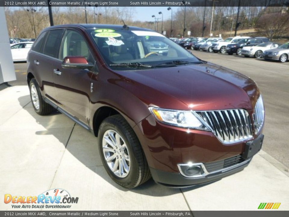 2012 Lincoln MKX AWD Cinnamon Metallic / Medium Light Stone Photo #7