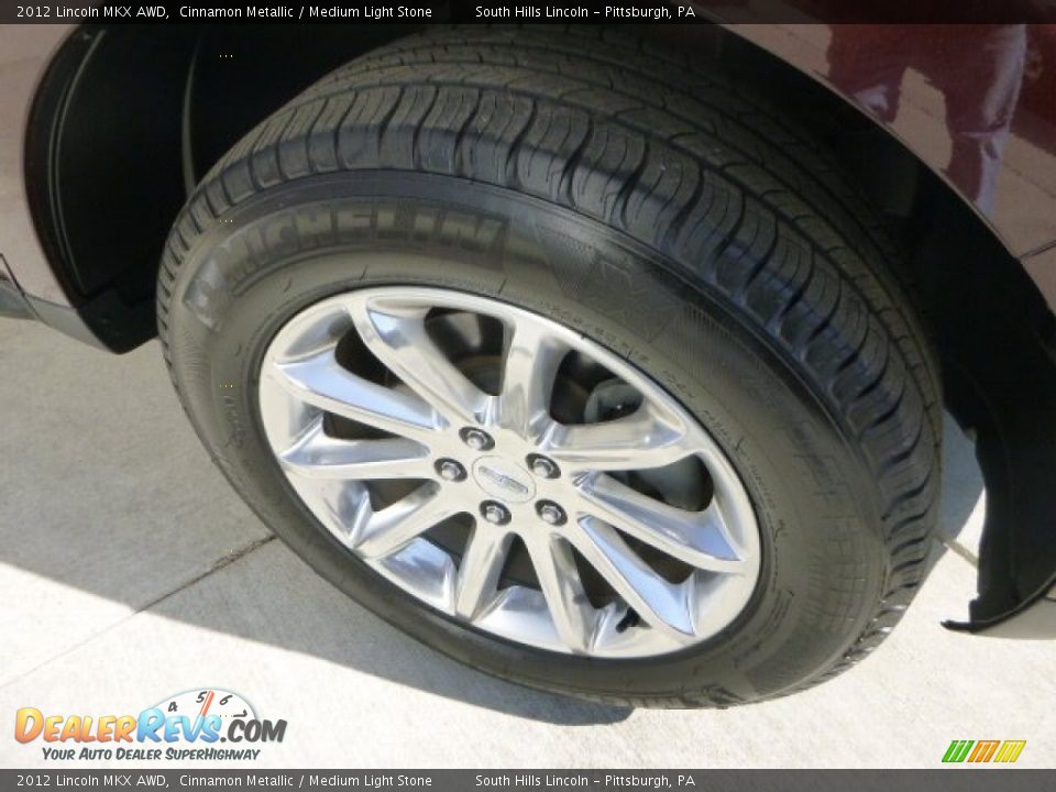 2012 Lincoln MKX AWD Cinnamon Metallic / Medium Light Stone Photo #9
