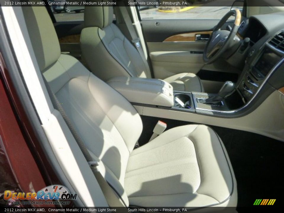 2012 Lincoln MKX AWD Cinnamon Metallic / Medium Light Stone Photo #10