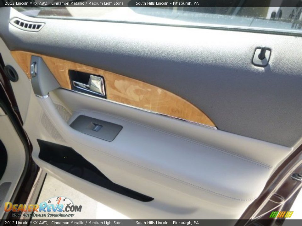 2012 Lincoln MKX AWD Cinnamon Metallic / Medium Light Stone Photo #13