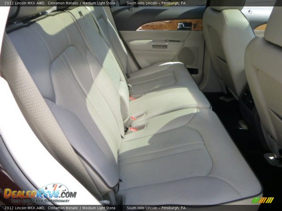 2012 Lincoln MKX AWD Cinnamon Metallic / Medium Light Stone Photo #14