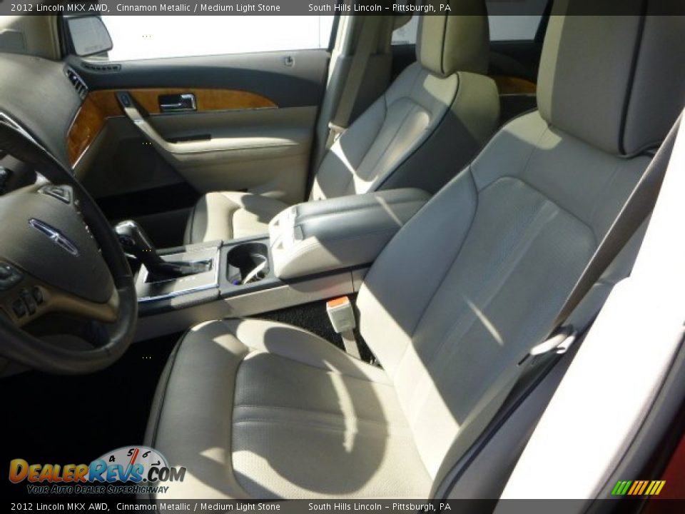 2012 Lincoln MKX AWD Cinnamon Metallic / Medium Light Stone Photo #15