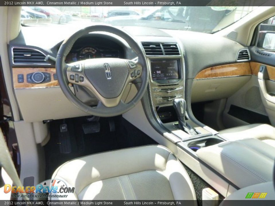 2012 Lincoln MKX AWD Cinnamon Metallic / Medium Light Stone Photo #17