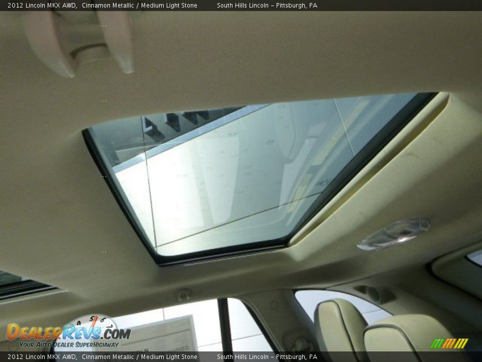 2012 Lincoln MKX AWD Cinnamon Metallic / Medium Light Stone Photo #18