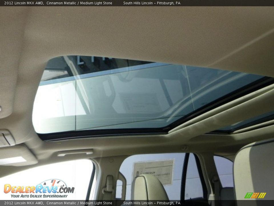 2012 Lincoln MKX AWD Cinnamon Metallic / Medium Light Stone Photo #20