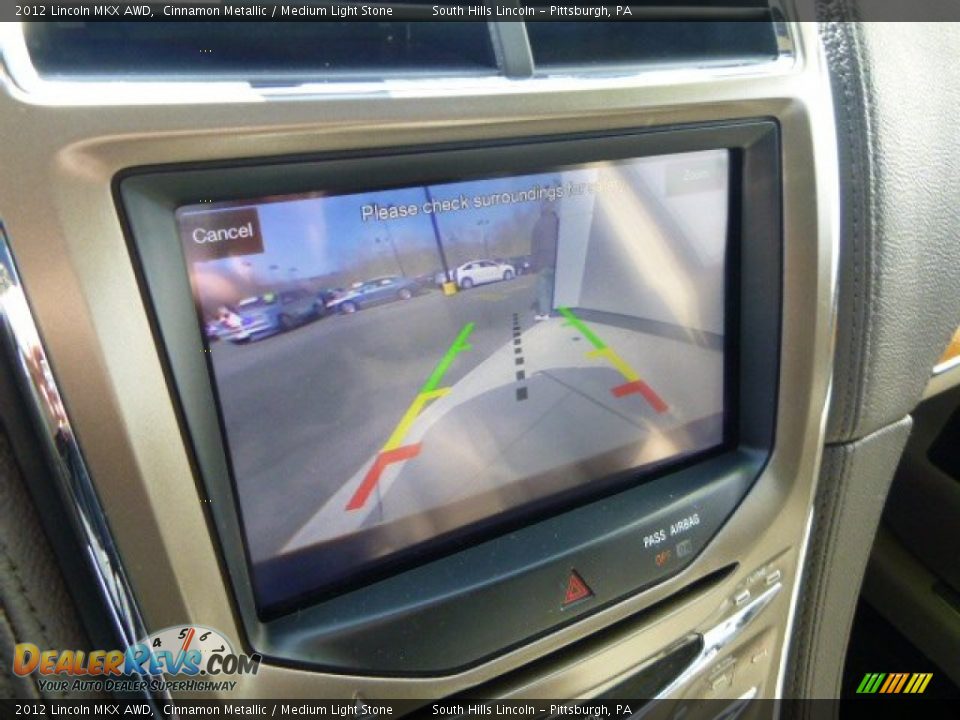 2012 Lincoln MKX AWD Cinnamon Metallic / Medium Light Stone Photo #25