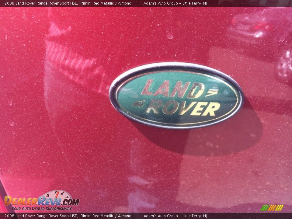2008 Land Rover Range Rover Sport HSE Rimini Red Metallic / Almond Photo #35
