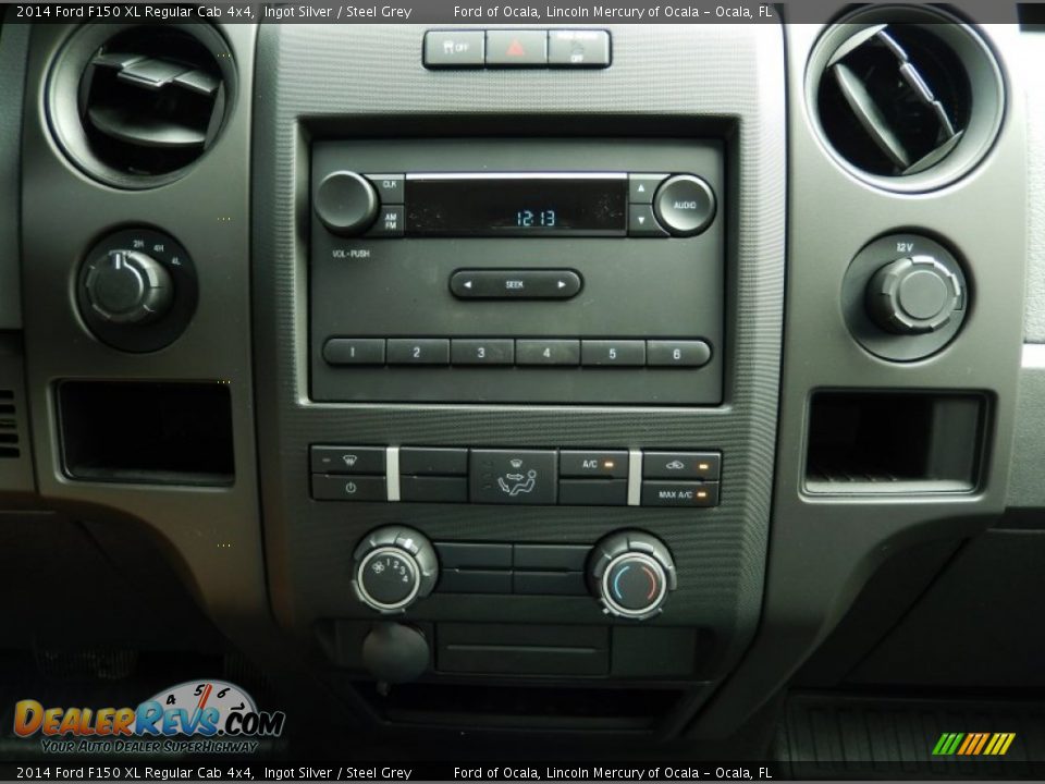 2014 Ford F150 XL Regular Cab 4x4 Ingot Silver / Steel Grey Photo #9