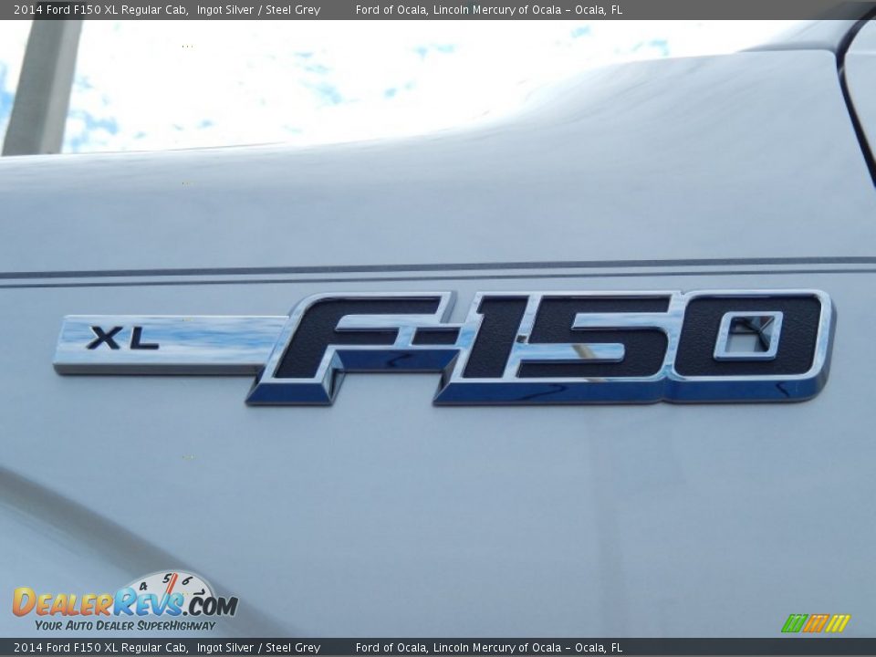2014 Ford F150 XL Regular Cab Ingot Silver / Steel Grey Photo #5