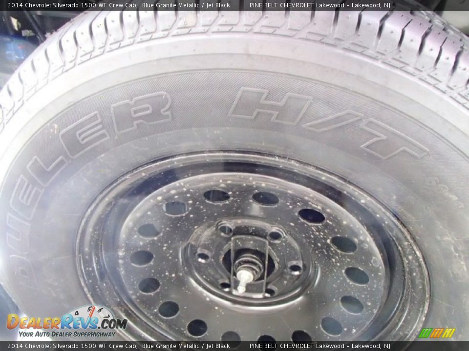 2014 Chevrolet Silverado 1500 WT Crew Cab Blue Granite Metallic / Jet Black Photo #8