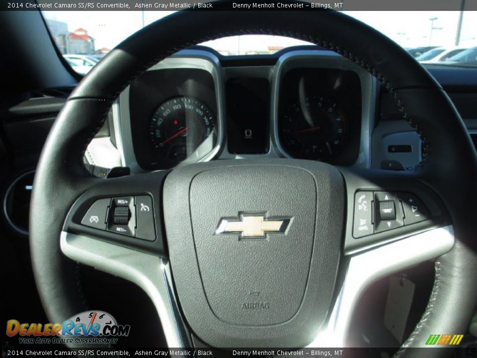 2014 Chevrolet Camaro SS/RS Convertible Ashen Gray Metallic / Black Photo #11