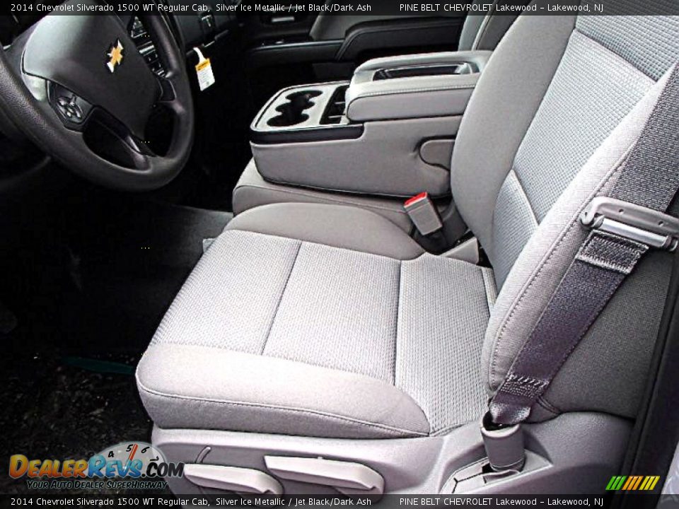 2014 Chevrolet Silverado 1500 WT Regular Cab Silver Ice Metallic / Jet Black/Dark Ash Photo #2