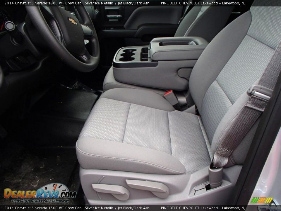 2014 Chevrolet Silverado 1500 WT Crew Cab Silver Ice Metallic / Jet Black/Dark Ash Photo #2