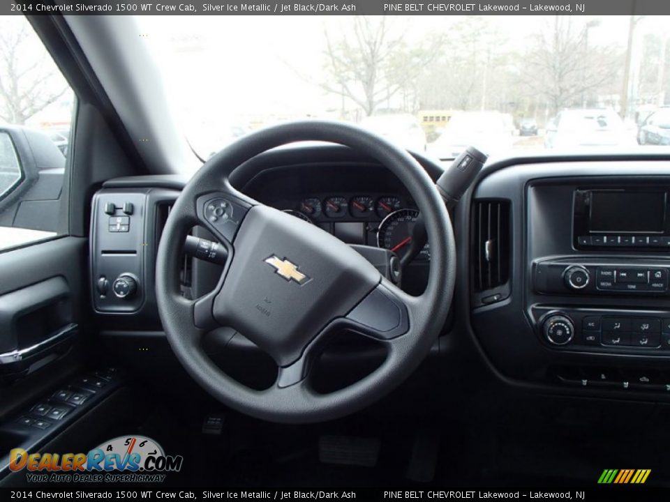 2014 Chevrolet Silverado 1500 WT Crew Cab Silver Ice Metallic / Jet Black/Dark Ash Photo #5