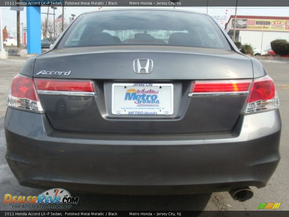 2011 Honda Accord LX-P Sedan Polished Metal Metallic / Black Photo #5
