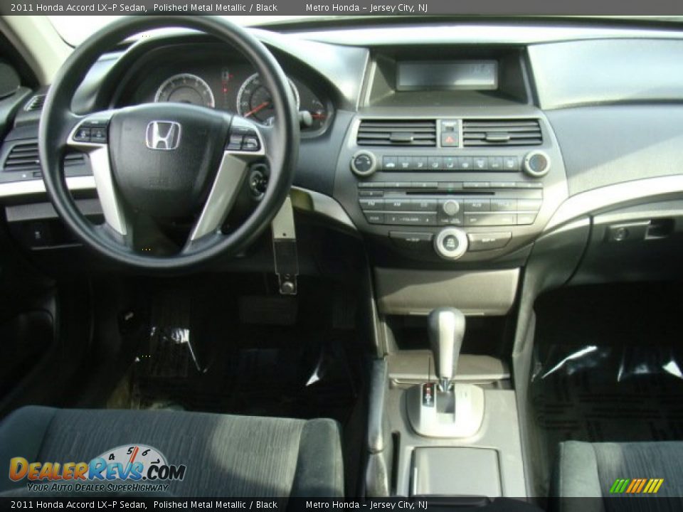 2011 Honda Accord LX-P Sedan Polished Metal Metallic / Black Photo #10