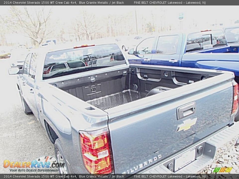 2014 Chevrolet Silverado 1500 WT Crew Cab 4x4 Blue Granite Metallic / Jet Black Photo #2