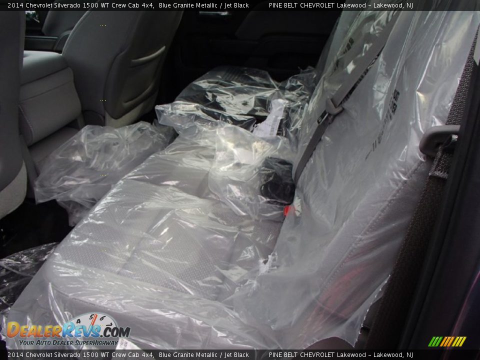 2014 Chevrolet Silverado 1500 WT Crew Cab 4x4 Blue Granite Metallic / Jet Black Photo #4