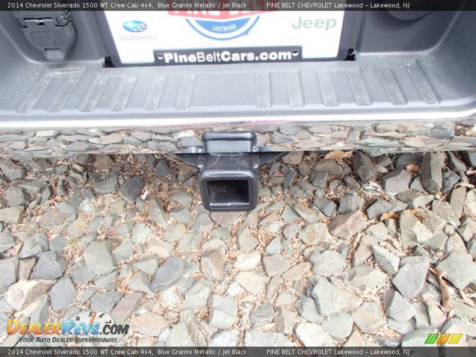 2014 Chevrolet Silverado 1500 WT Crew Cab 4x4 Blue Granite Metallic / Jet Black Photo #7