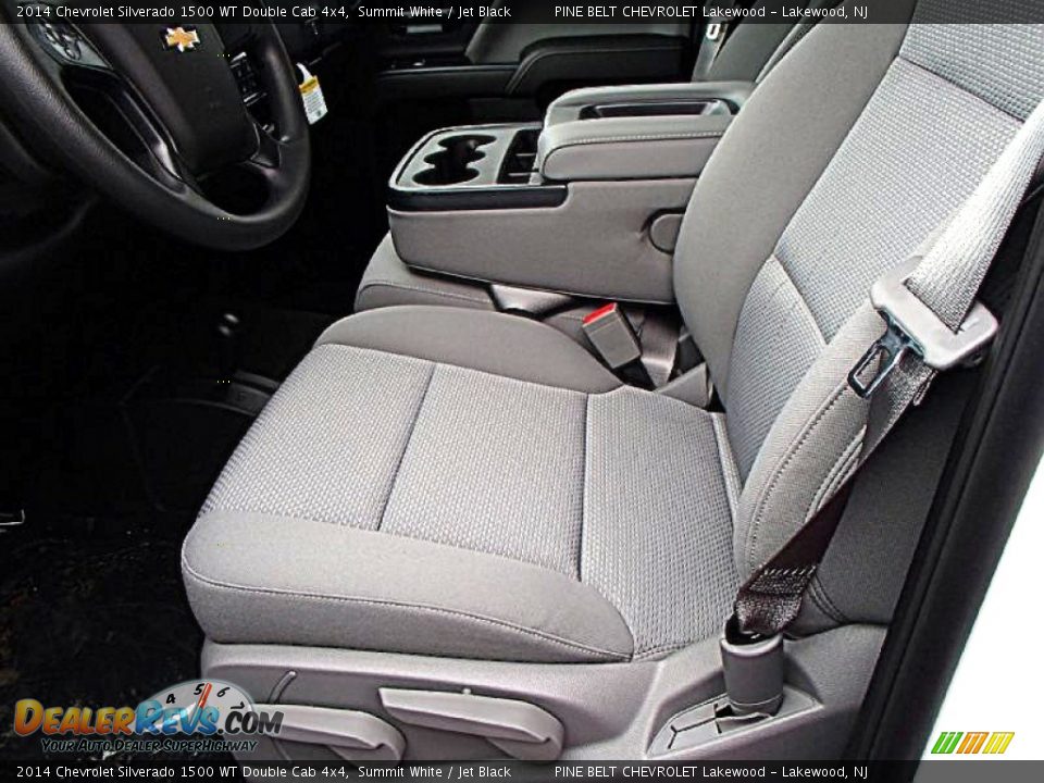 2014 Chevrolet Silverado 1500 WT Double Cab 4x4 Summit White / Jet Black Photo #2