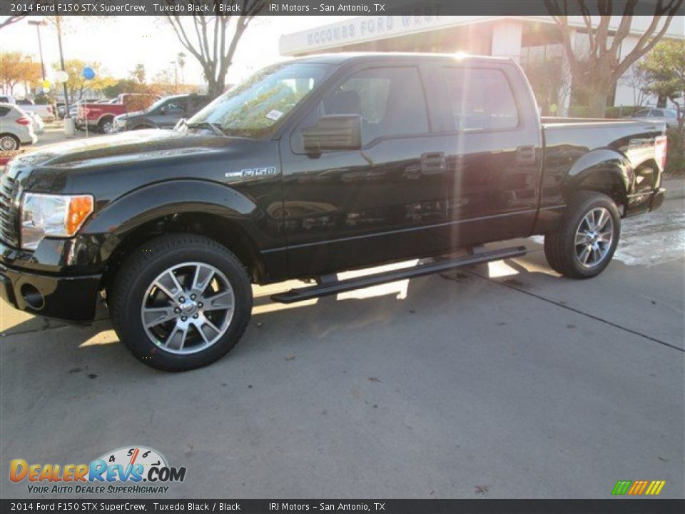 2014 Ford F150 STX SuperCrew Tuxedo Black / Black Photo #1