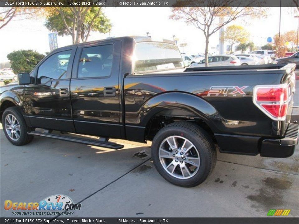2014 Ford F150 STX SuperCrew Tuxedo Black / Black Photo #3