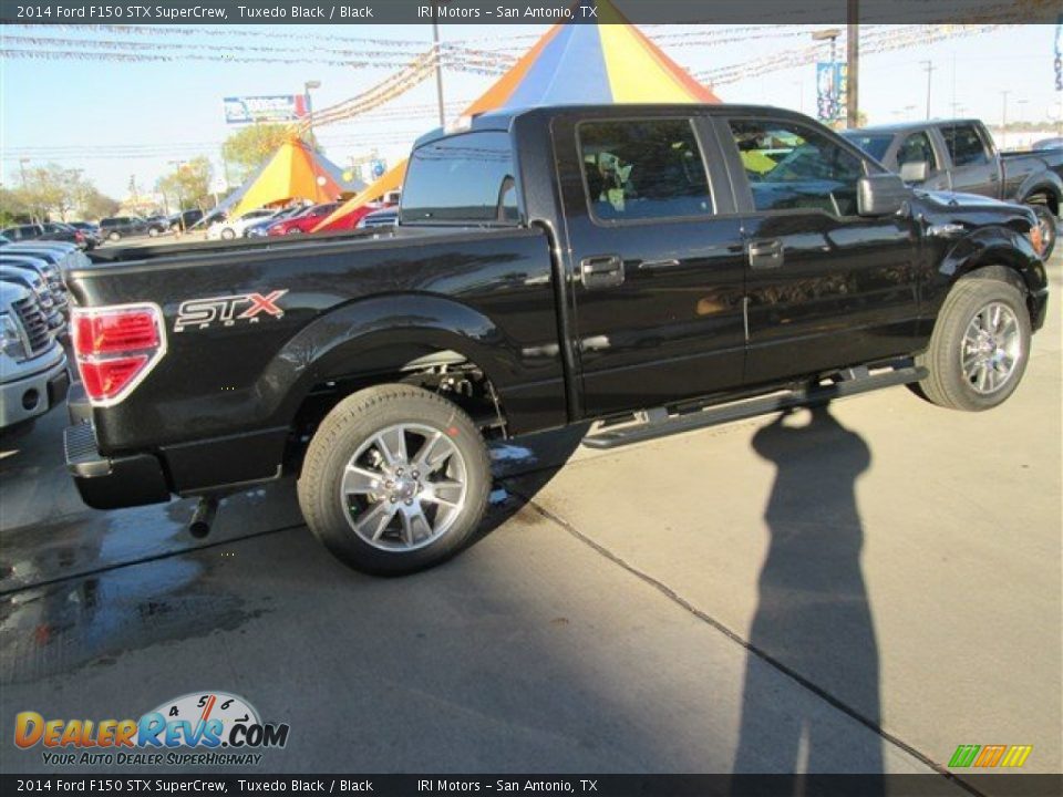2014 Ford F150 STX SuperCrew Tuxedo Black / Black Photo #4