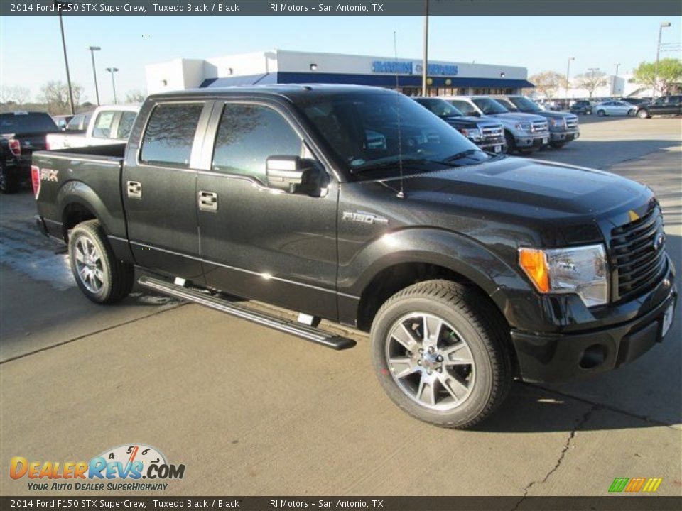 2014 Ford F150 STX SuperCrew Tuxedo Black / Black Photo #5