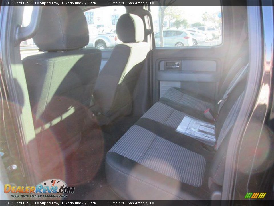 2014 Ford F150 STX SuperCrew Tuxedo Black / Black Photo #7