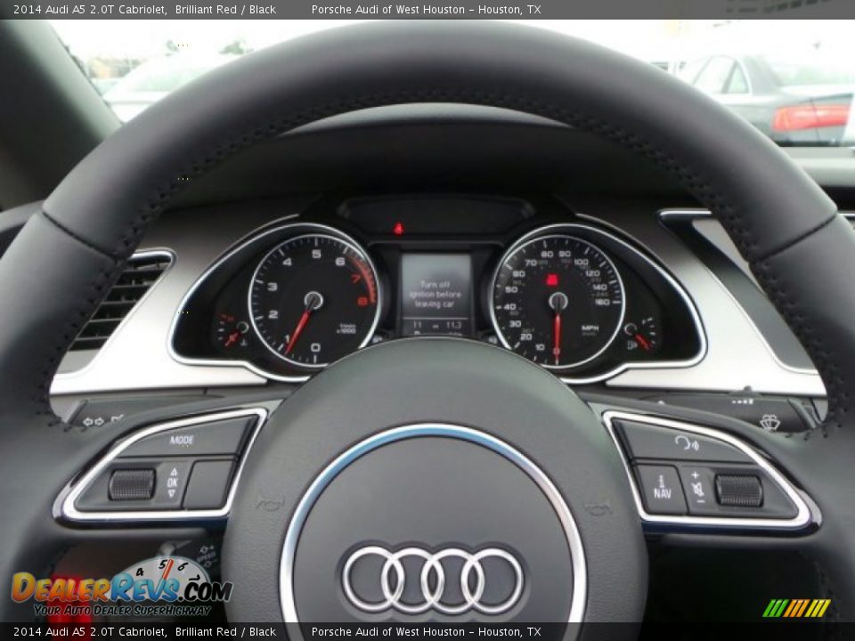 2014 Audi A5 2.0T Cabriolet Steering Wheel Photo #21