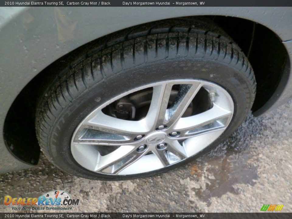 2010 Hyundai Elantra Touring SE Carbon Gray Mist / Black Photo #9