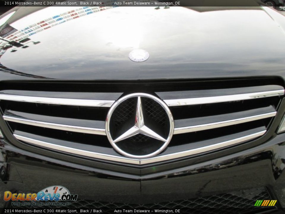 2014 Mercedes-Benz C 300 4Matic Sport Black / Black Photo #30