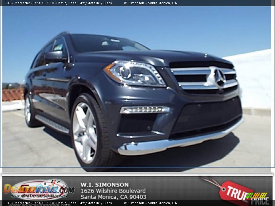 2014 Mercedes-Benz GL 550 4Matic Steel Grey Metallic / Black Photo #1