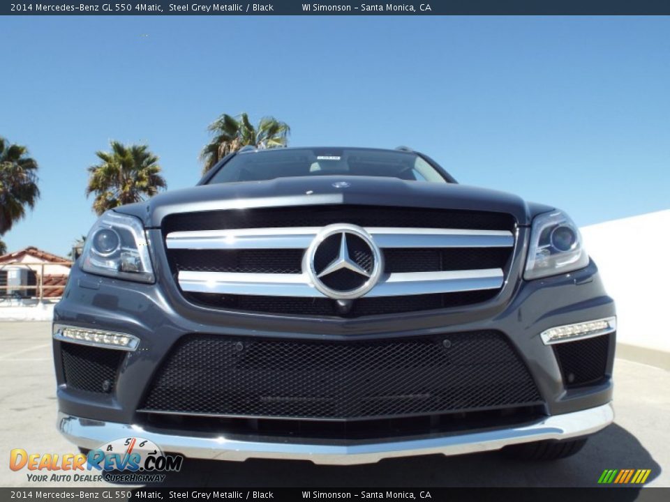 2014 Mercedes-Benz GL 550 4Matic Steel Grey Metallic / Black Photo #2