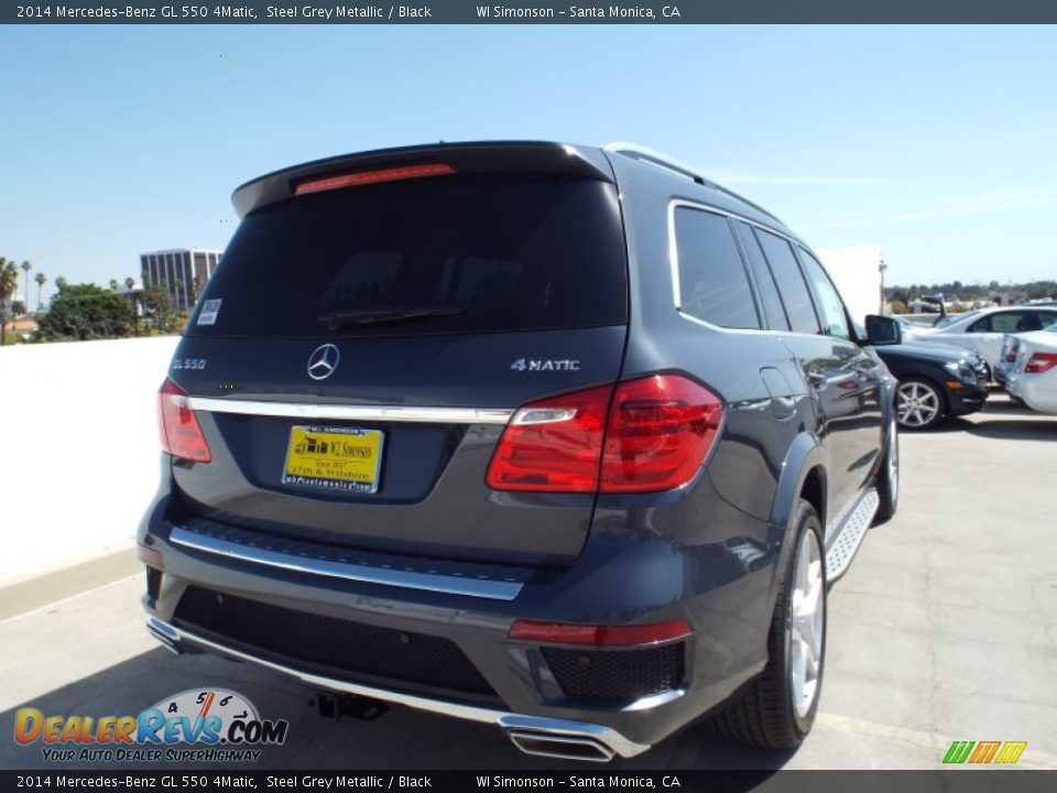 2014 Mercedes-Benz GL 550 4Matic Steel Grey Metallic / Black Photo #4