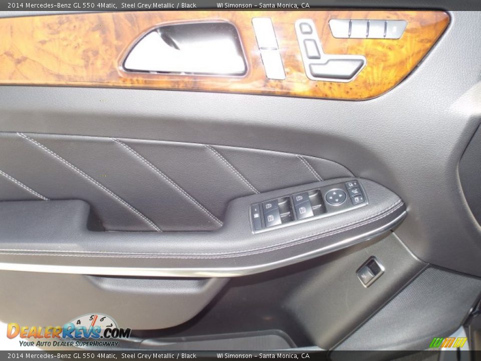 2014 Mercedes-Benz GL 550 4Matic Steel Grey Metallic / Black Photo #6