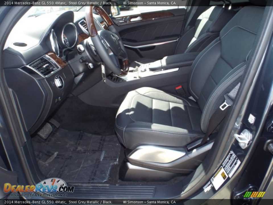 2014 Mercedes-Benz GL 550 4Matic Steel Grey Metallic / Black Photo #7
