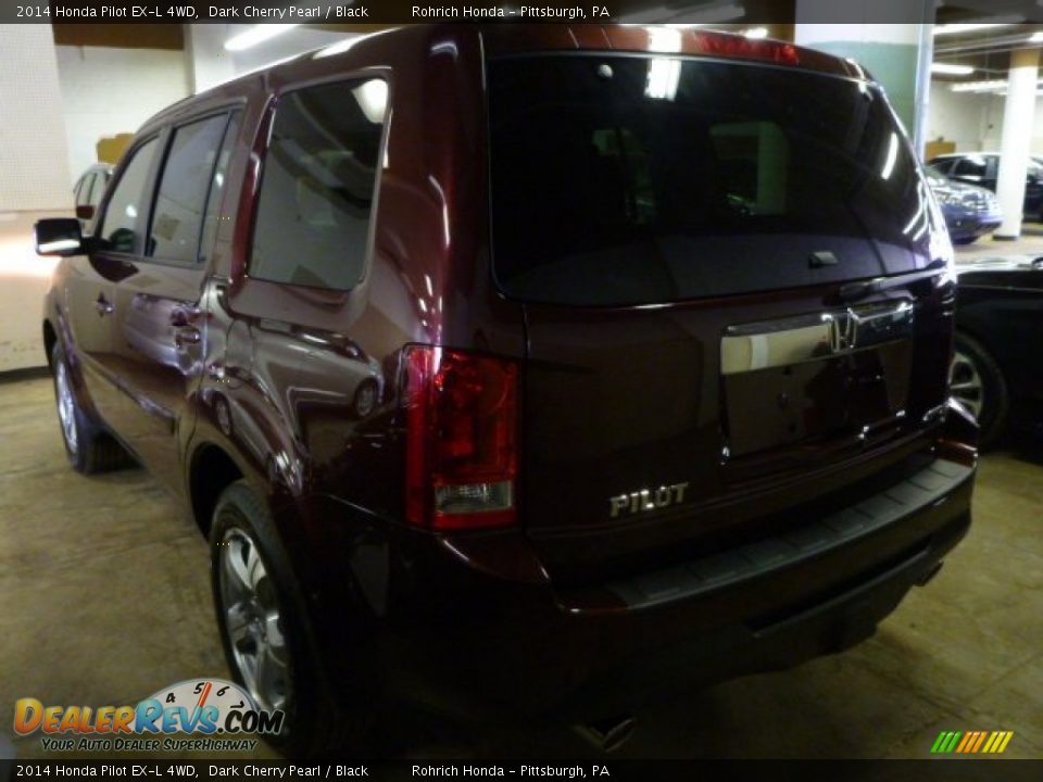 2014 Honda Pilot EX-L 4WD Dark Cherry Pearl / Black Photo #2