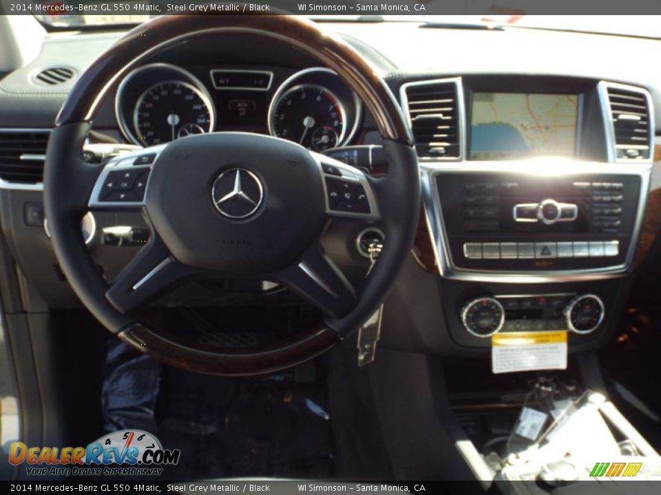 2014 Mercedes-Benz GL 550 4Matic Steel Grey Metallic / Black Photo #9