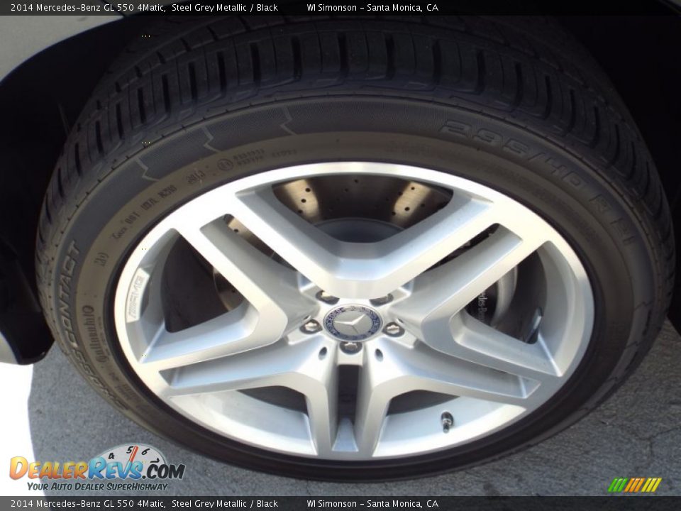 2014 Mercedes-Benz GL 550 4Matic Steel Grey Metallic / Black Photo #10