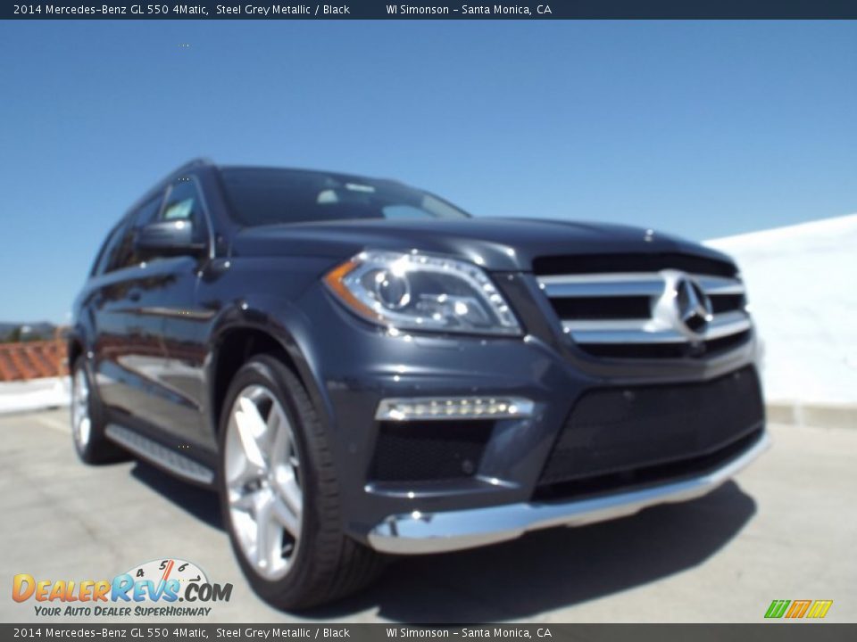 2014 Mercedes-Benz GL 550 4Matic Steel Grey Metallic / Black Photo #11