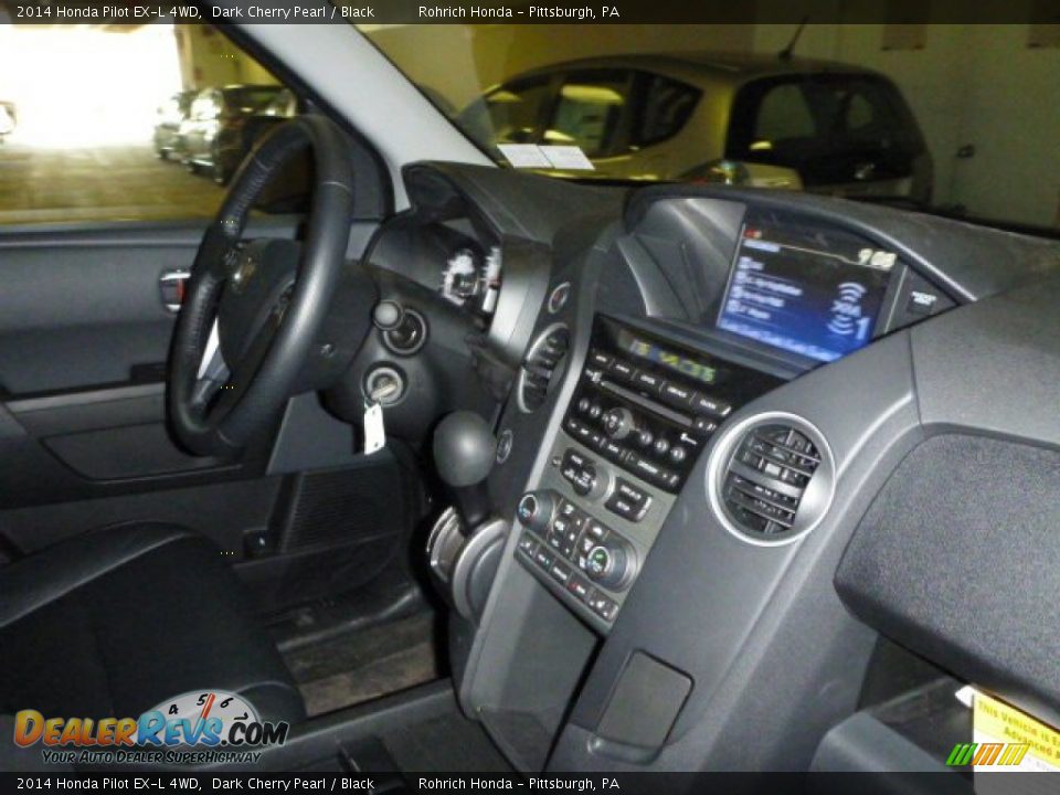 2014 Honda Pilot EX-L 4WD Dark Cherry Pearl / Black Photo #6