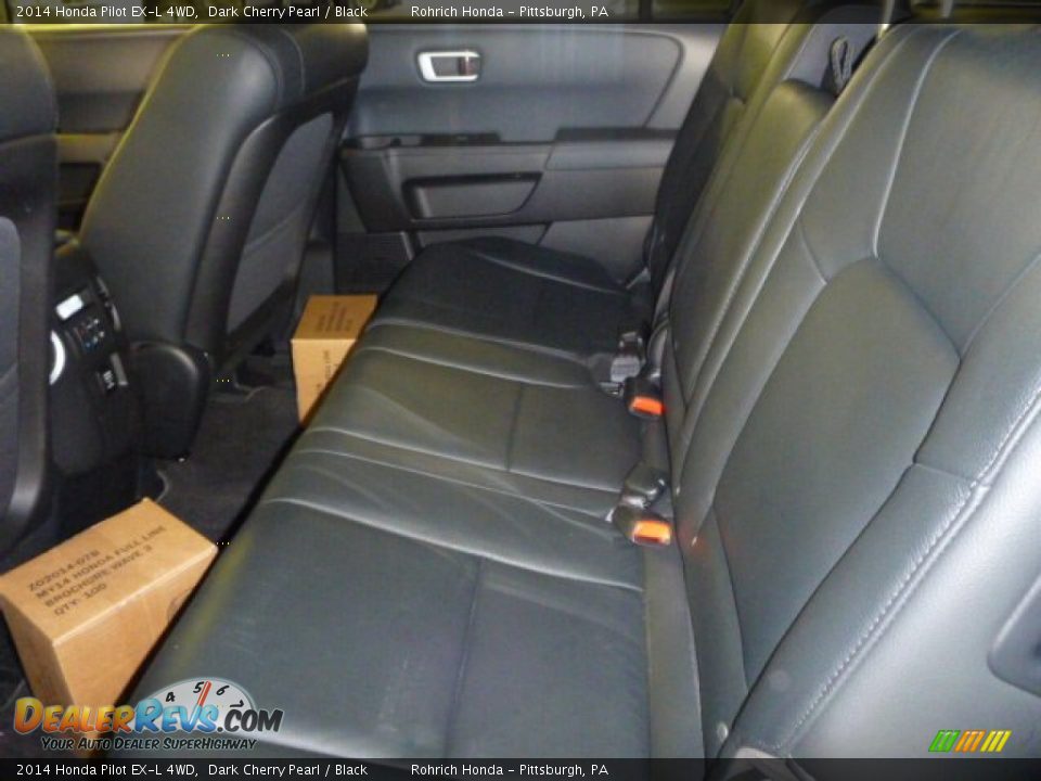 2014 Honda Pilot EX-L 4WD Dark Cherry Pearl / Black Photo #11