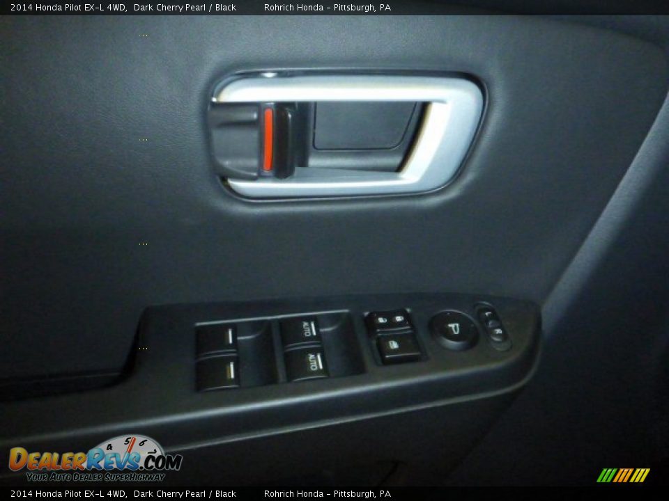 2014 Honda Pilot EX-L 4WD Dark Cherry Pearl / Black Photo #13