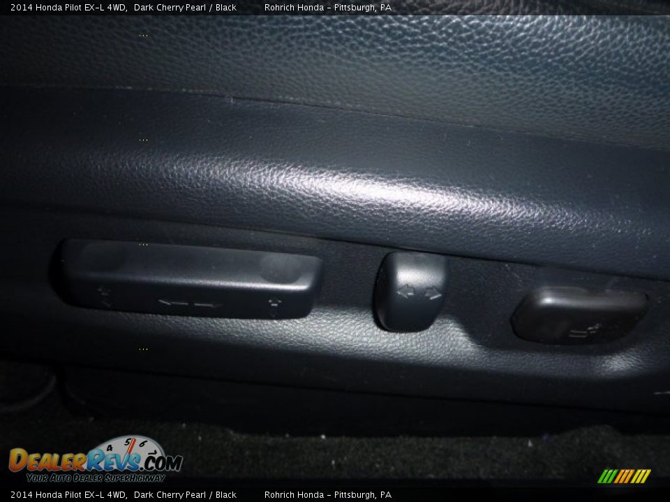 2014 Honda Pilot EX-L 4WD Dark Cherry Pearl / Black Photo #14