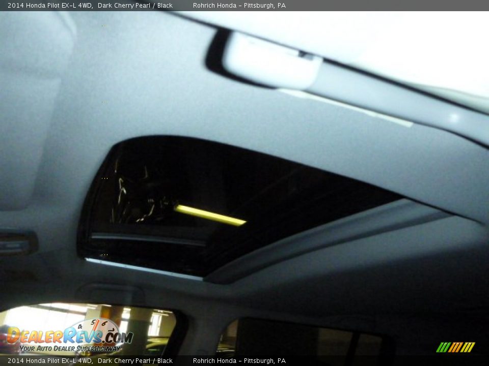 2014 Honda Pilot EX-L 4WD Dark Cherry Pearl / Black Photo #15