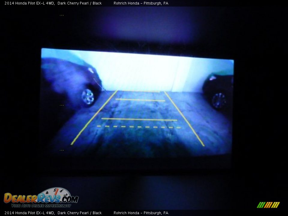 2014 Honda Pilot EX-L 4WD Dark Cherry Pearl / Black Photo #16