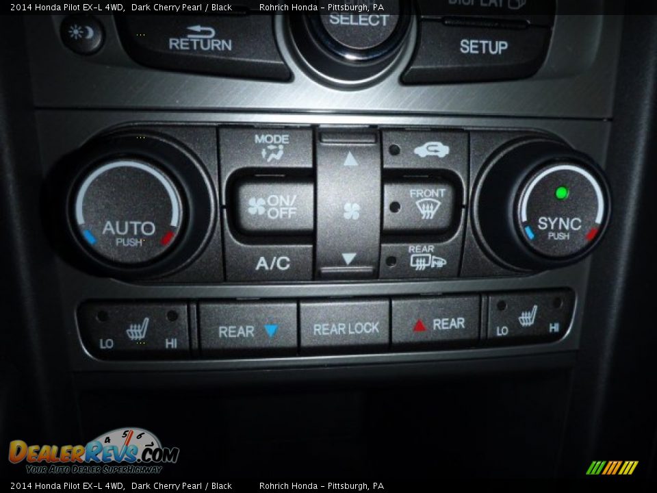 2014 Honda Pilot EX-L 4WD Dark Cherry Pearl / Black Photo #18