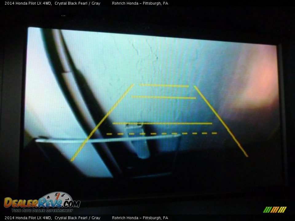 2014 Honda Pilot LX 4WD Crystal Black Pearl / Gray Photo #16